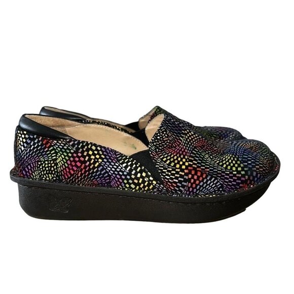 Alegria Women’s Slip-On Comfort Shoes Leather Multicolor Size 8.5 US / 39 EU - Picture 5 of 11